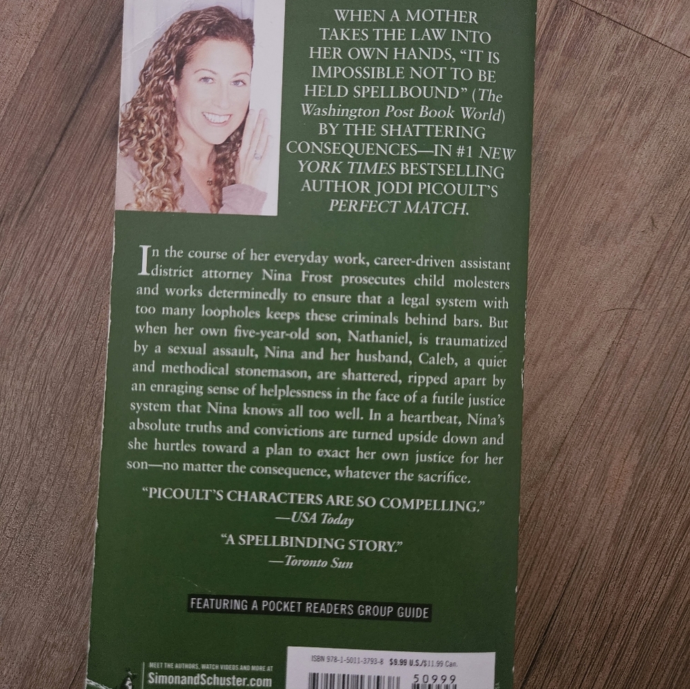 Jodi Picoult 'Perfect Match' Paperback Book - Picture 2 of 2